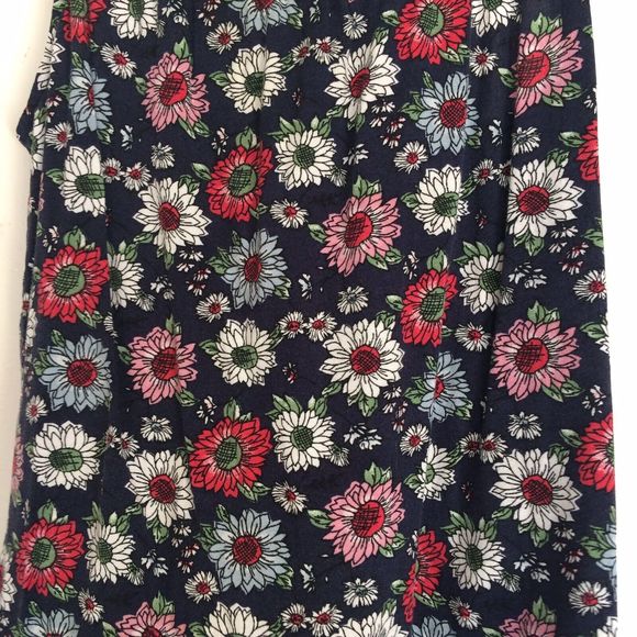 Forever 21 Girls Size 11 Size 12 Spaghetti Cross Straps Blouse Tank Top Floral - Picture 6 of 12